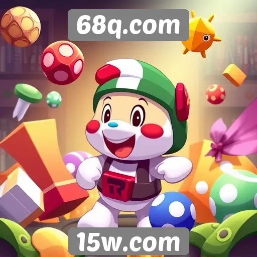 Variedade de jogos disponíveis em 68q.com